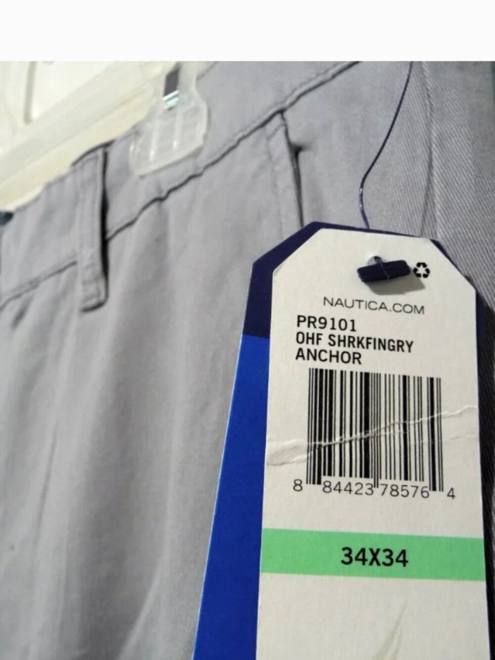 NAUTICA FLEX CLIPPER CHINO PANTS GRAY - Picture 8 of 11